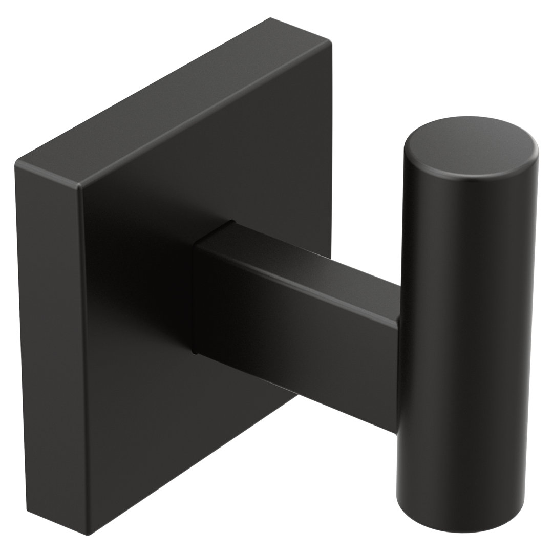 Triva Wall Mounted Robe Hook Moen Finish: Matte Black