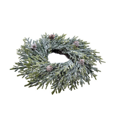 Mini couronne de pommes de pin 16 po