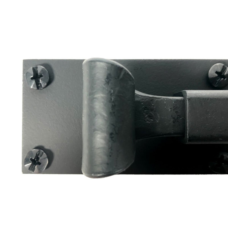 Forged Iron Square Bolt Latch, 6"