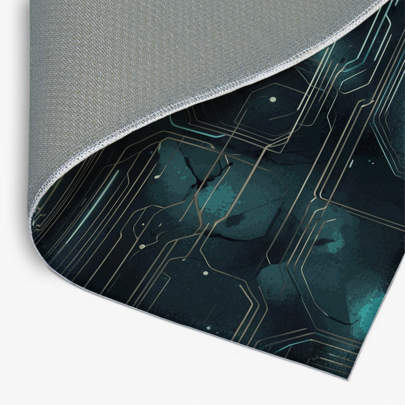 Tapis intérieur et extérieur Orbit Fracture, Rectangle 4pi x 6 pi