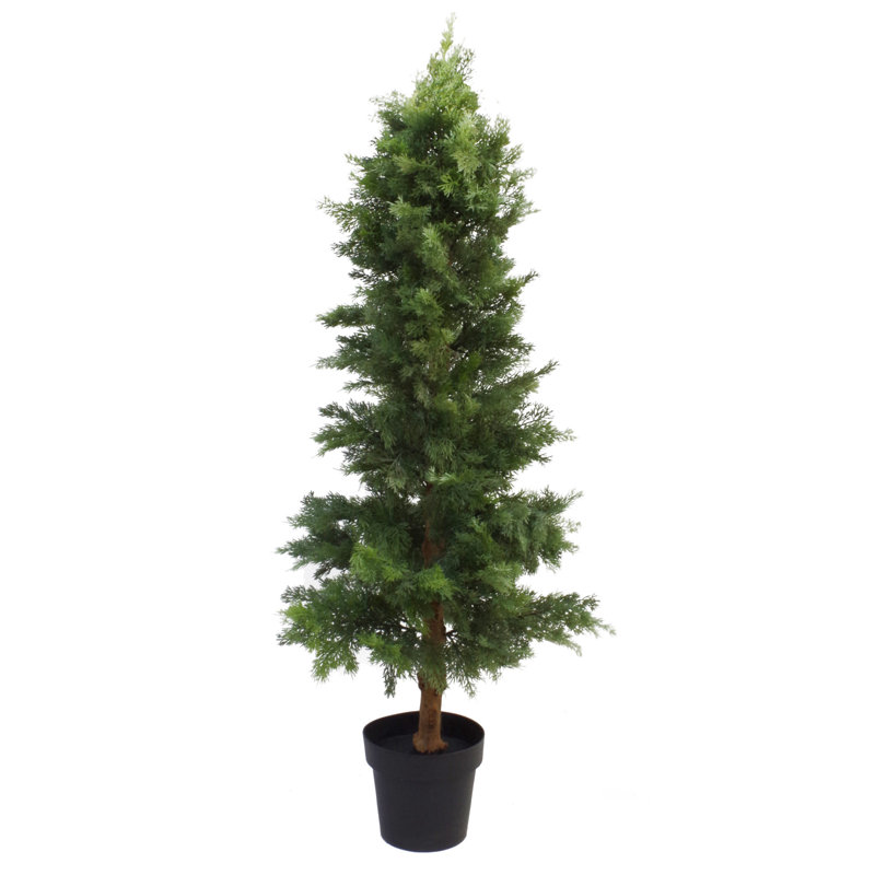 Anlin 130cm Faux Cypress Tree in Pot