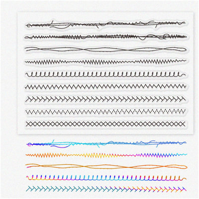 ClearLine Stamp Set for Scrapbooking and Card Making