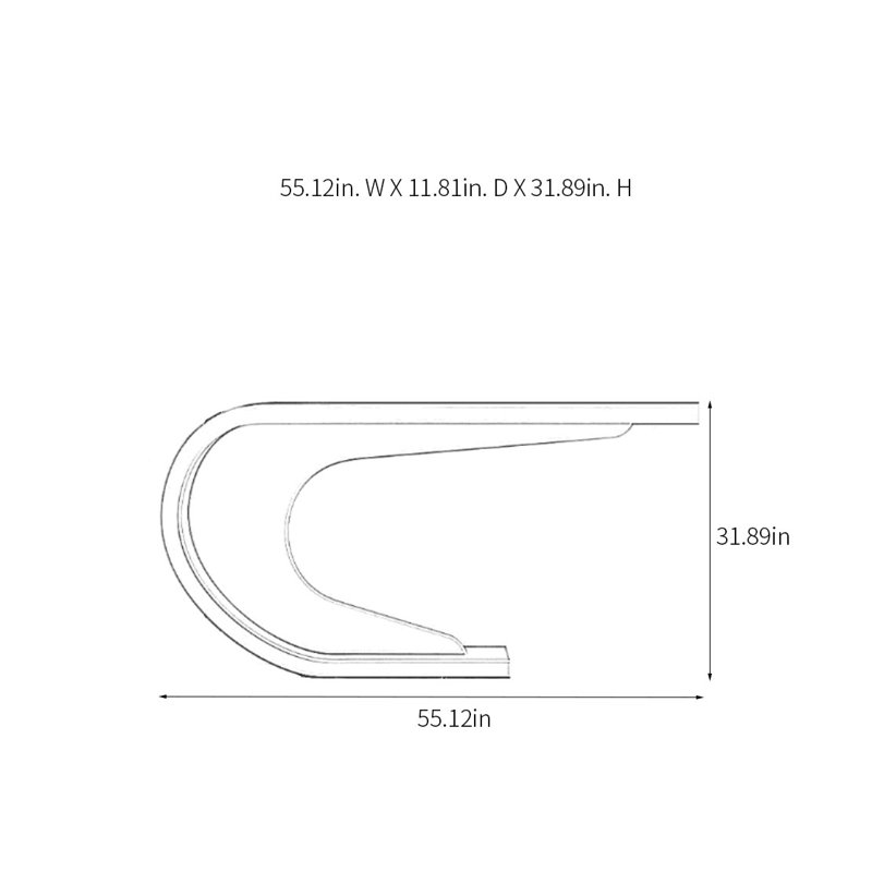 Zigler, Doré, H 31,89 po x l 55,12 po x P 11,81 po