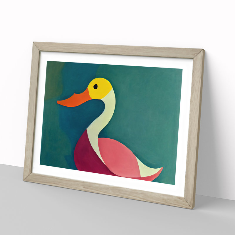 Compelling Duck - Framed Print