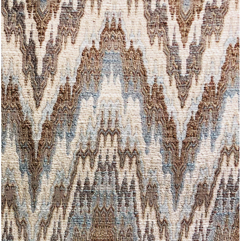 Oreiller de luxe à motif d’oblique Ridge Wave, 12 po x 25 po, Coussin lombaire