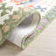 Tapis touffeté à la main de style sud-ouest Horwich en mauve / blanc / vert-1815353491