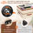 2 Pack Under Bed Storage with Wheels, 6in-10in Height Adjustable Underbed Storage Containers