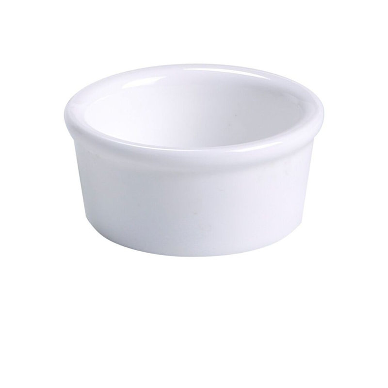 Ramequin lisse Yware Accessoires, 2,75 po x 2,75 po, Blanc os