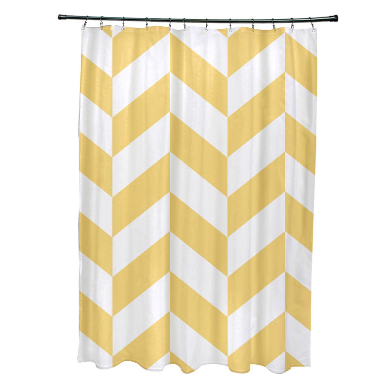 Rideau de douche Joshi, Jaune