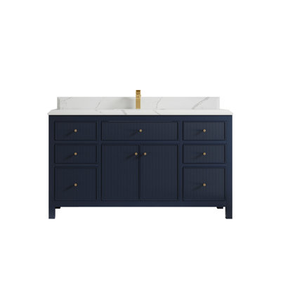 Meuble-lavabo double 60 po
