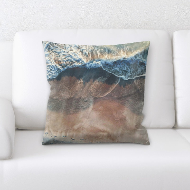 Microsuede Reversible Throw Pillow