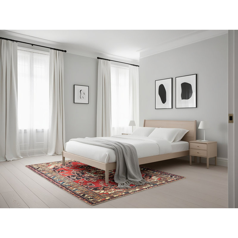 Tapis rouge à motif sud-ouest, Rectangle 5 pi x 7 pi