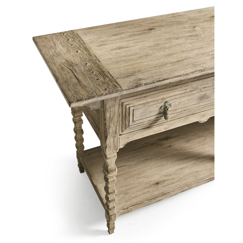Sagehill 86.75'' W Solid Wood Console Table