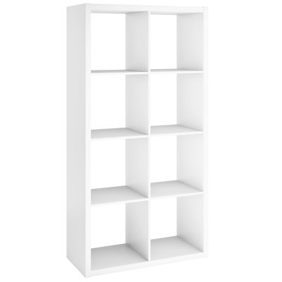 Decorative 8-Cube Bookcase