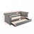 Loe Daybed w Pull Out Trundle, Chesterfield Dove Gray Upholstery-672481397-703791297