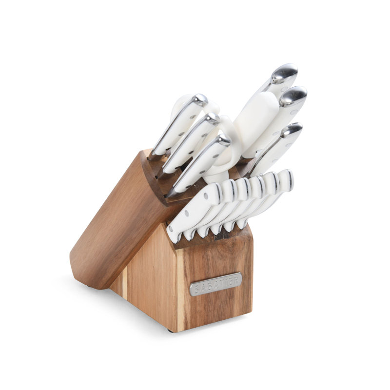 Sabatier 15-Piece Forged Triple Rivet Knife Block Set
