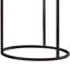 Table de bout grise et gris acier