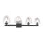 Éclairage pour salle de bain 4 lumières Summit en noir mat-120236044-120236043-120236038