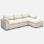 Canapé modulaire en L avec repose-pieds-763350904