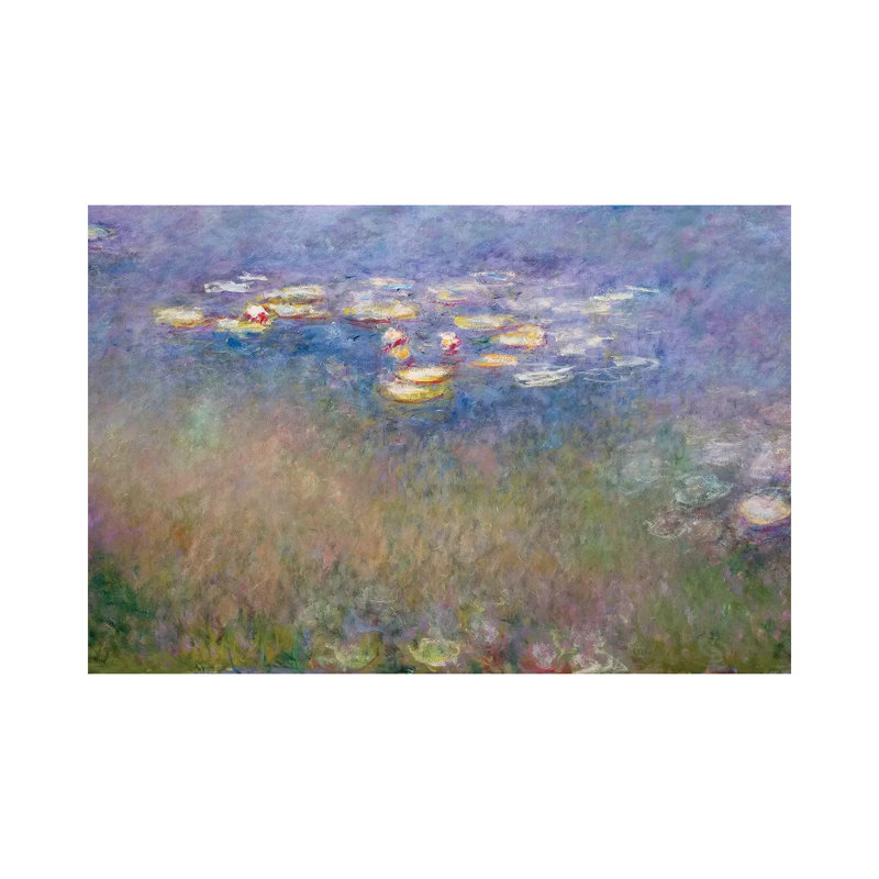 Water Lilies C.1915-26 by Claude Monet - Wrapped Canvas Gallery-Wrapped Canvas Giclée, 20.32 cm H x 30.48 cm W