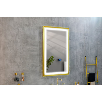 Versatile Wall-Mounted Bathroom LED Mirror With Advanced Functions For Ideal Vanity
