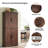 72" Farmhouse Kitchen Pantry Storage Cabinet With 12 Door Shelves, 6 Adjustable Shelves and 1 Hidden Drawer-489284934