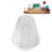 60" Streamline Soaking Freestanding Tub and Tray With Internal Drain-101698051