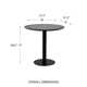 Abode 31.5'' Round Dining Table
