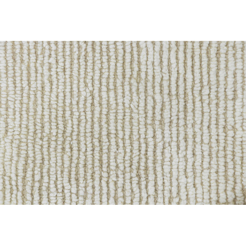Tapis rose en laine mouton Koa, Rectangle 2 pi 7 po x 4 pi 7 po