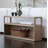 Simpatico 54'' Marble Top Console Table