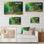 «River Through The Birch Tree Forest IV», reproduction sur toile flottante-1979078276-1979078300