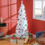 HOMCOM 6Ft Pencil Christmas Tree-528771916