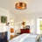 Modern Caged Ceiling Fan Light Kit with Remote Control-213031179