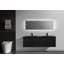 Breesford 59'' Double Bathroom Vanity with Acrylic Top