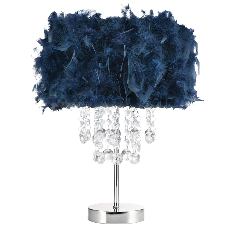 Metal Table Lamp, Navy