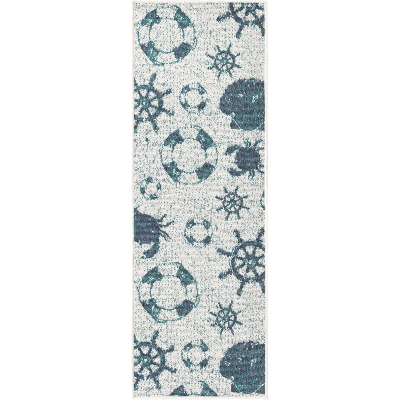 Bertrand Indoor / Outdoor Rug, Runner 2' x 6'