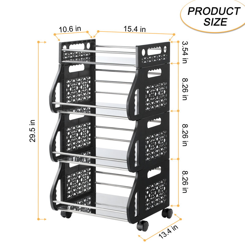 Chariot utilitaire 3 couches Jotyi