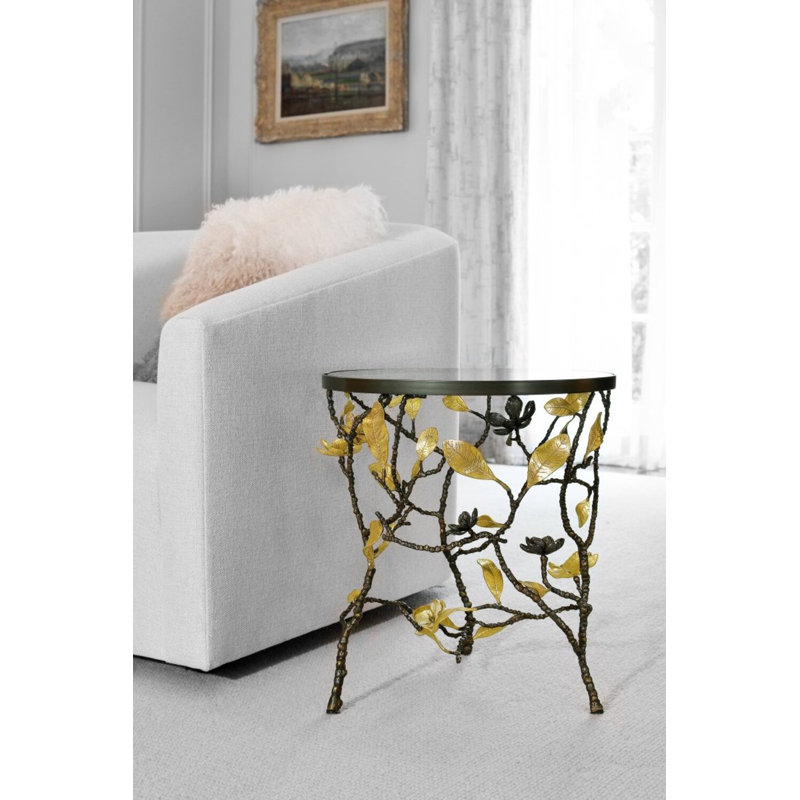 Vintage Bloom Side Table