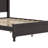 Carmena Retro Style Platform Bed-1331706509-1331706504