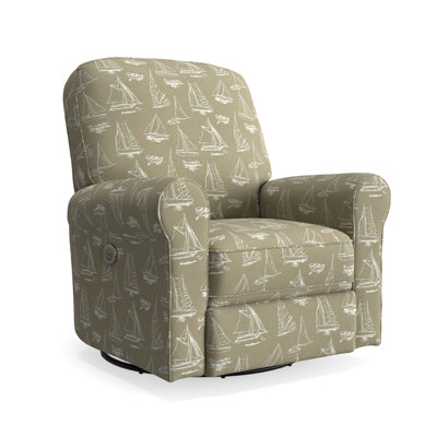Anastasia Upholstered Swivel Reclining Glider