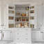 Garde-manger Farmhouse avec 3 tablettes réglables, 8 tablettes de porte et 3 tiroirs-1184427399
