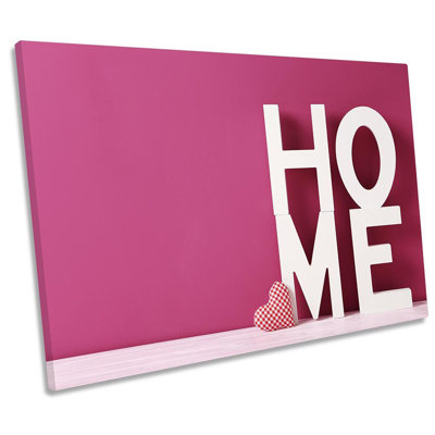 Home Love Heart - Wrapped Canvas Print