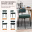 Chaises d'appoint rembourrées avec structure en fer-380601313