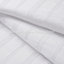Couette 3 pièces à rayures tissées avec envers en microfibre, antidérapante, idéale pour les chambres à coucher