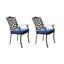 Annecorinne Outdoor Stacking Dining Armchair with Cushions-2051577903-2077415871