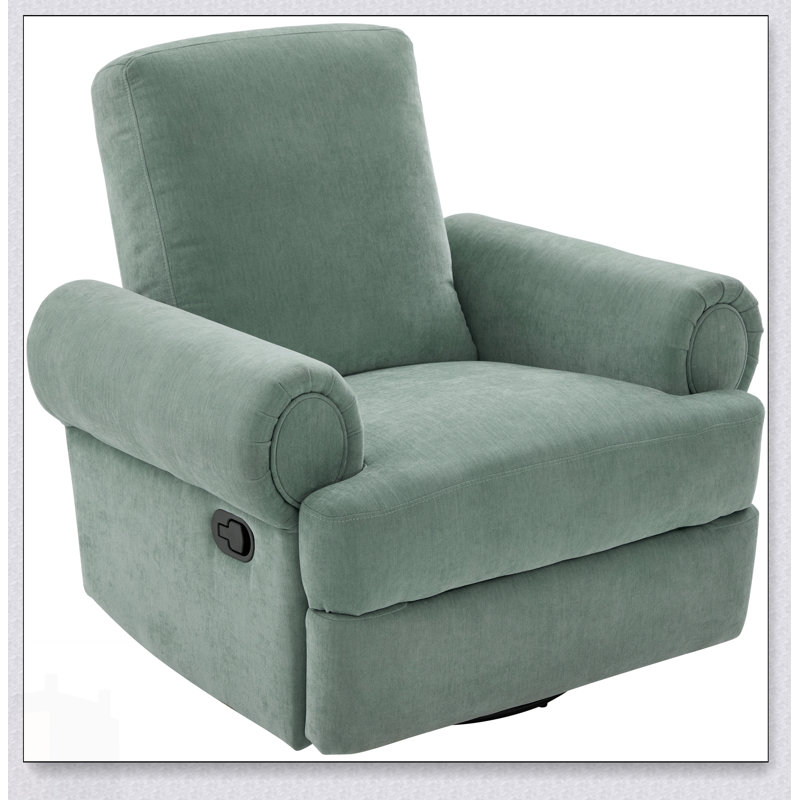Manual Recliner Sofa Swivel Rocker With Adjustable Backrest For Ultimate Comfort In Living Room, Bedroom, Or Nursery
