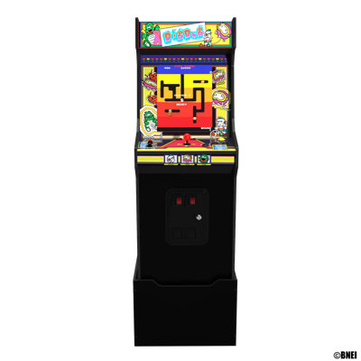 Arcade1up Dig Dug Bandai Namco Legacy Edition Arcade With Riser And Light-up Marquee