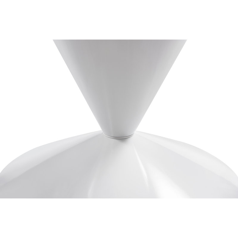 Mensa Pedestal Coffee Table, White