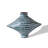 Abstract Grid Pattern Hand Painted Ceramic Accent Vase