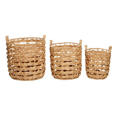 Handmade Decorative and Functional Storage Basket with Handles